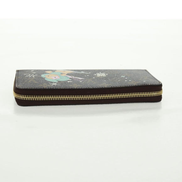 LOUIS VUITTON Vivienne Zippy Wallet Light Blue M12223 LV Auth BA10557SM