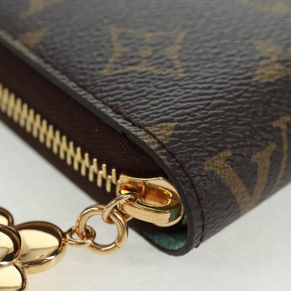 LOUIS VUITTON Vivienne Zippy Wallet Light Blue M12223 LV Auth BA10557SM