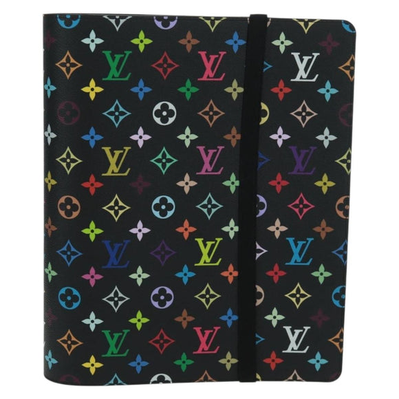 LOUIS VUITTON Multicolor Binder Zwart LV Auth BA10558SM