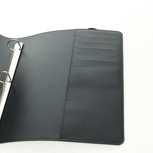 LOUIS VUITTON Multicolor Binder Black LV Auth BA10559SM