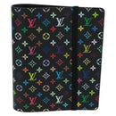LOUIS VUITTON Multicolor Binder Black LV Auth BA10559SM-13