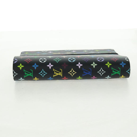 LOUIS VUITTON Multicolor Binder Black LV Auth BA10559SM