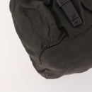 PRADA Backpack Nylon Gray Silver Auth BA10561-17