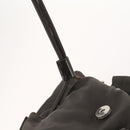 PRADA Backpack Nylon Gray Silver Auth BA10561-22