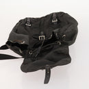 PRADA Backpack Nylon Gray Silver Auth BA10561-23