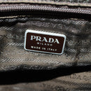 PRADA Backpack Nylon Gray Silver Auth BA10561-26