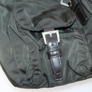 PRADA Backpack Nylon Gray Silver Auth BA10561-29