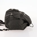PRADA Backpack Nylon Gray Silver Auth BA10561-3