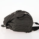 PRADA Backpack Nylon Gray Silver Auth BA10561-4