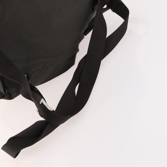 PRADA Backpack Nylon Gray Silver Auth BA10561