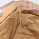 Salvatore Ferragamo Gancini Tote Bag Canvas Purple Gold Auth BA10562-19