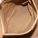 Salvatore Ferragamo Gancini Tote Bag Canvas Purple Gold Auth BA10562-21