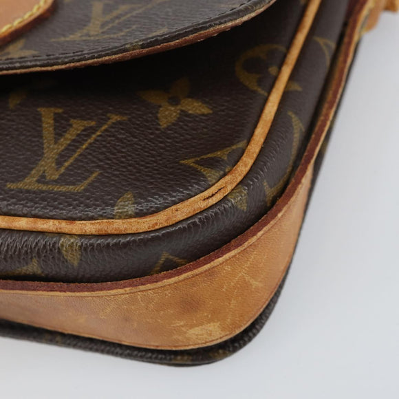 LOUIS VUITTON Monogram Cartouchiere PM Shoulder Bag M51254 LV Auth BA10565