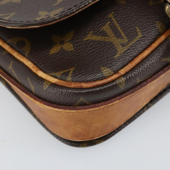 LOUIS VUITTON Monogram Cartouchiere PM Shoulder Bag M51254 LV Auth BA10565