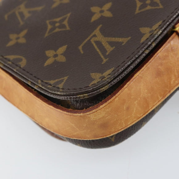 LOUIS VUITTON Monogram Cartouchiere PM Shoulder Bag M51254 LV Auth BA10565
