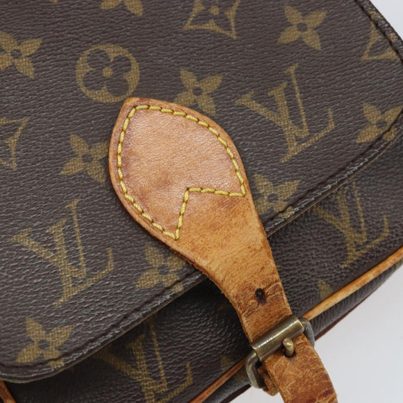 LOUIS VUITTON Monogram Cartouchiere PM Shoulder Bag M51254 LV Auth BA10565