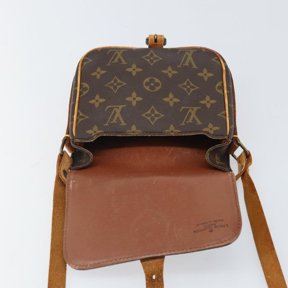 LOUIS VUITTON Monogram Cartouchiere PM Shoulder Bag M51254 LV Auth BA10565
