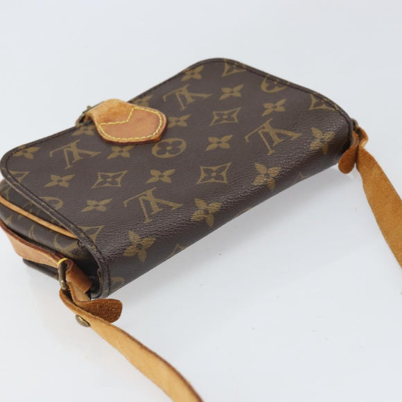 LOUIS VUITTON Monogram Cartouchiere PM Shoulder Bag M51254 LV Auth BA10565