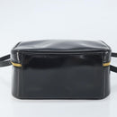GUCCI Bamboo Vanity Hand Bag Patent 2way Navy Gold 000 3270 0323 Auth BA10568-5