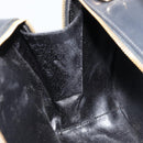 GUCCI Bamboo Vanity Hand Bag Patent 2way Navy Gold 000 3270 0323 Auth BA10568-21