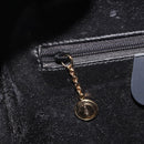 GUCCI Bamboo Vanity Hand Bag Patent 2way Navy Gold 000 3270 0323 Auth BA10568-22