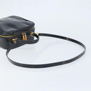 GUCCI Bamboo Vanity Hand Bag Patent 2way Navy Gold 000 3270 0323 Auth BA10568-8