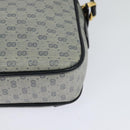 GUCCI Micro GG Supreme Shoulder Bag PVC Navy Gold 007 084 0092 Auth BA1057-17