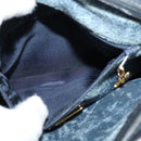 GUCCI Micro GG Supreme Shoulder Bag PVC Navy Gold 007 084 0092 Auth BA1057-11