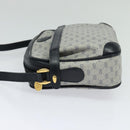 GUCCI Micro GG Supreme Shoulder Bag PVC Navy Gold 007 084 0092 Auth BA1057-3