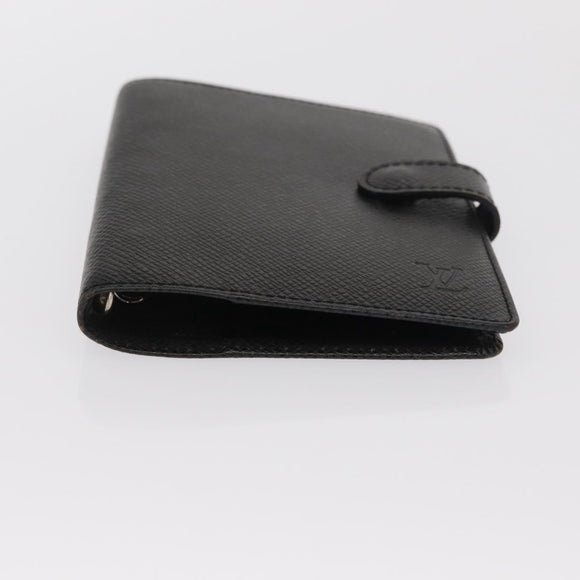 LOUIS VUITTON Taiga Agenda PM Day Planner Cover Epicea R20424 LV Auth BA10570