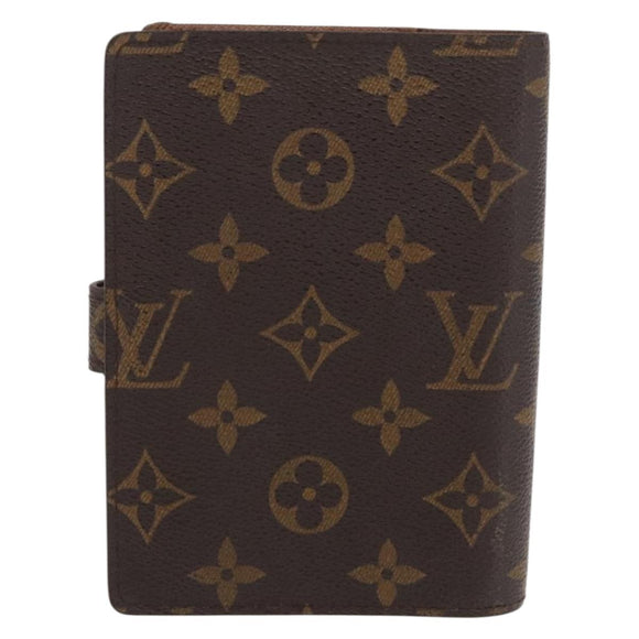 LOUIS VUITTON Monogram Agenda PM Day Planner Cover R20005 LV Auth BA10571