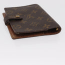 LOUIS VUITTON Monogram Agenda PM Day Planner Cover R20005 LV Auth BA10571-6