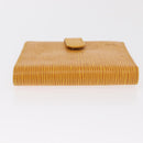 LOUIS VUITTON Epi Porte Billets Compact Bifold Wallet Yellow M63559 Auth BA10574-4