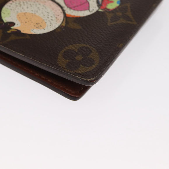 LOUIS VUITTON Monogram Panda Portefeuille Marco Wallet M61666 LV Auth BA10575
