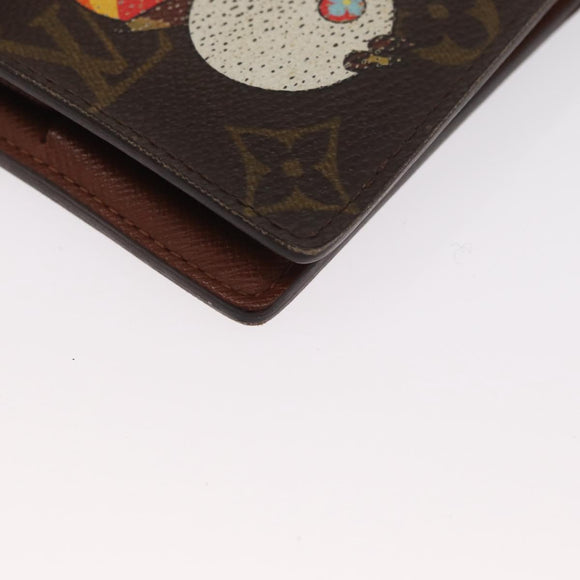 LOUIS VUITTON Monogram Panda Portefeuille Marco Wallet M61666 LV Auth BA10575