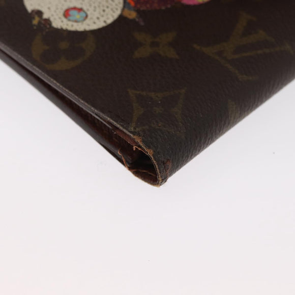 LOUIS VUITTON Monogram Panda Portefeuille Marco Wallet M61666 LV Auth BA10575