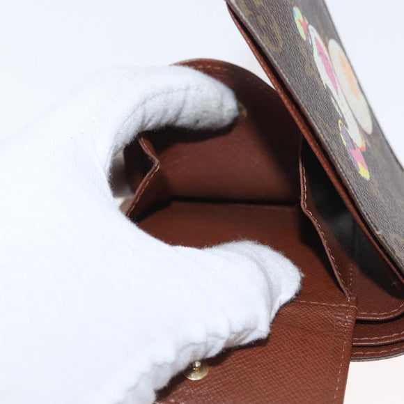 LOUIS VUITTON Monogram Panda Portefeuille Marco Wallet M61666 LV Auth BA10575