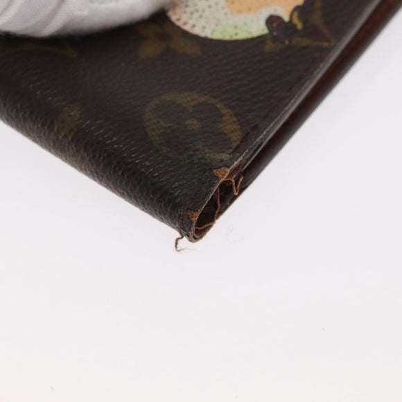 LOUIS VUITTON Monogram Panda Portefeuille Marco Wallet M61666 LV Auth BA10575