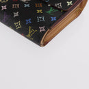 LOUIS VUITTON Multicolor Portefeuille Alexandra Wallet Black M60084 Auth BA10576-15