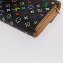 LOUIS VUITTON Multicolor Portefeuille Alexandra Wallet Black M60084 Auth BA10576-17