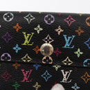 LOUIS VUITTON Multicolor Portefeuille Alexandra Wallet Black M60084 Auth BA10576-18