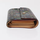 LOUIS VUITTON Multicolor Portefeuille Alexandra Wallet Black M60084 Auth BA10576-3
