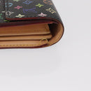 LOUIS VUITTON Multicolor Portefeuille Alexandra Wallet Black M60084 Auth BA10576-4