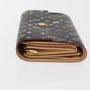 LOUIS VUITTON Multicolor Portefeuille Alexandra Wallet Black M60084 Auth BA10576-5