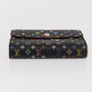 LOUIS VUITTON Multicolor Portefeuille Alexandra Wallet Black M60084 Auth BA10576-7