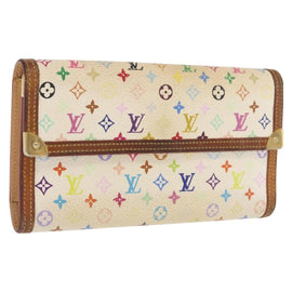 LOUIS VUITTON Multicolor Porte Tresor International Wallet M92659 Auth BA10579