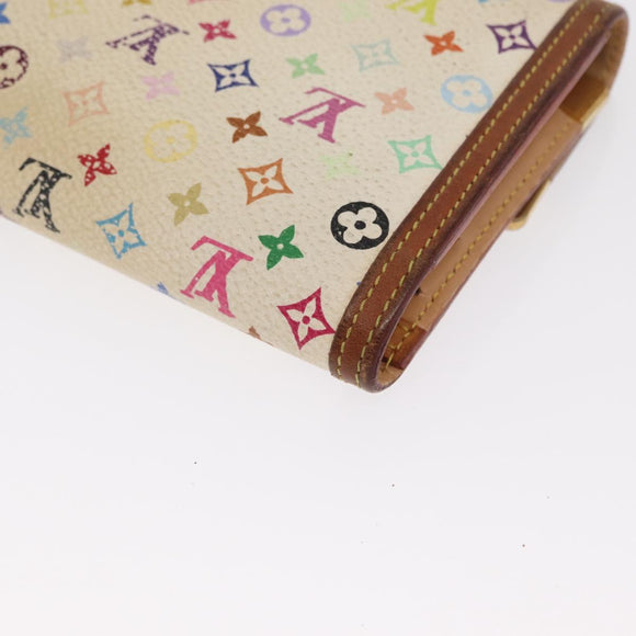 LOUIS VUITTON Multicolor Porte Tresor International Wallet M92659 Auth BA10579