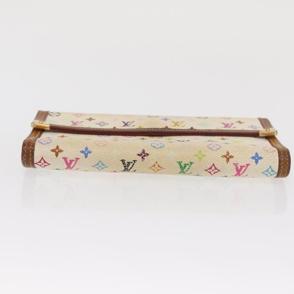 LOUIS VUITTON Multicolor Porte Tresor International Wallet M92659 Auth BA10579