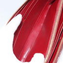 LOUIS VUITTON Vernis Zippy Wallet Wallet Pomme D'amour M91981 LV Auth BA10580-20