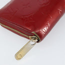 LOUIS VUITTON Vernis Zippy Wallet Wallet Pomme D'amour M91981 LV Auth BA10580-15